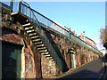 SX9192 : Steps from Lower North Street, Exeter by Derek Harper