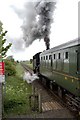 C6631 : A steam train departing by Wilson Adams