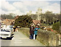 Arundel Bridge, castle in background, 1975