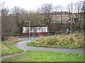 The western end of the Fartown cycleway, Fartown, Huddersfield