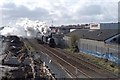 A passing Steam Train