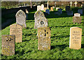 SP2712 : Mitford graves at Swinbrook by Martin Loader