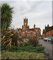 Crewe Hall: main building and former stable block