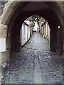 Fishergate, a cobbled street in Sandwich.