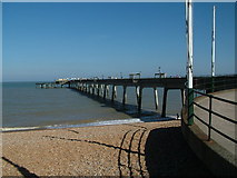 TR3852 : Deal Pier from the North Shore by Dr Duncan Pepper