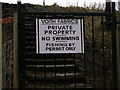 Gate to Cliffe lodge Stubbins