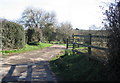 Entrance to Higher Ford Farm