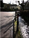 SX8767 : Leat at Church End Road, Kingskerswell by Derek Harper