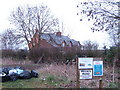 Cottages at the entrance to Castle Hill Farm