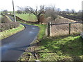 Road and railway near Catrine