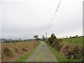 Looking south along the Cors-y-wlad road