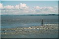 The ebbing tide on the River Severn at Beachley