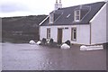 Lagganholm Cottage under attack from floodwater