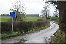 SK0534 : Pigeonhay Lane and Banktop Farm near Bramshall by Alan Murray-Rust