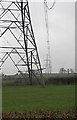 National Grid transmission line near Uttoxeter