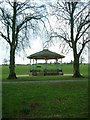 Strathaven Park and the bandstand