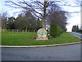 Driveway entrance to Heaton House