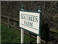 Lea Green Farm Sign