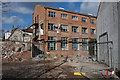 Factory demolition, Worcester