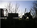 Agricultural equipment near Decoy Hill