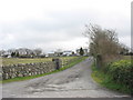 The driveway to Rhos-chwilog