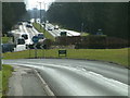 Chipstead Lane Roundabout looking South