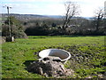 Bolehill Lane - View towards Farm and Hardwick Wood