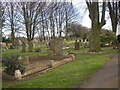 SP8475 : Broughton Cemetery by David Tucker