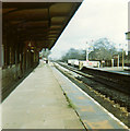 Huyton Station - redundant platform 4, about 1970