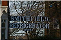 Smithfield Refrigerator Works sign, Cross Lane, Hornsey