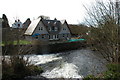 Unfinished houses beside Afon Dwyfor Llanystumdwy