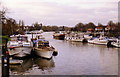 Boats at Teddington Lock