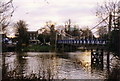 Footbridge over the Thames at Teddington Lock