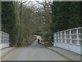 Lane leading to Colley Hill