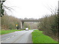 The A487(T) bridge over the B4547