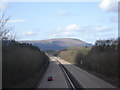 The A40 towards Abergavenny