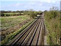 Railway line to Gloucester from Bristol