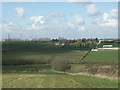 View across valley to Sandy Hill Farm.