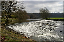 SD7335 : Weir on the River Calder by Alexander P Kapp