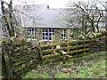 Stile behind Crowthorn school