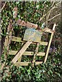 Old gate at the end of Place Lane, Compton