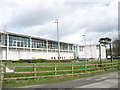 The rear of the Technium offices from the  Faenol estate road