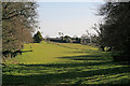 Looking across fields to Whelpley Farm