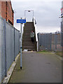 Footbridge over the Railway near Freeport Wharf