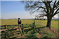 Footpath leaving Whelpley Farm going towards Whiteparish