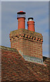 Leaden advertising on house in Common Road, Whiteparish