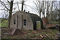 Derelict former RAF Nissen hut by Whiterow Farm.