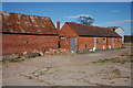 Old farm buildings at Crowfield