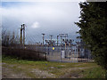 Electricity sub station near Park Farm, Bessells