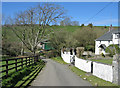 Ford Farm and minor road, near Llancarfan, Vale of Glamorgan